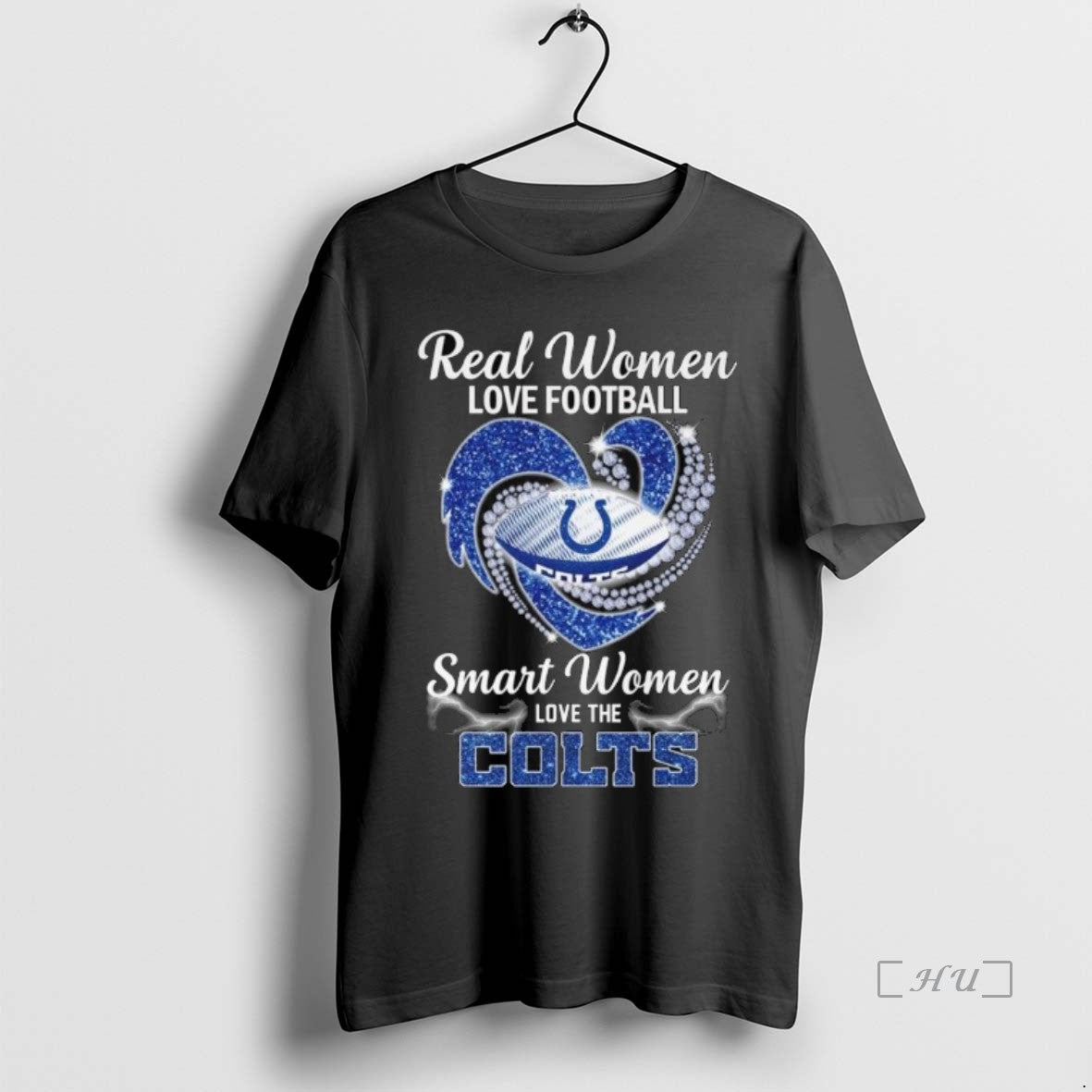 Officials Real Women Love Football Smart Women Love The Indianapolis Colts Diamond Heart 2025 Long