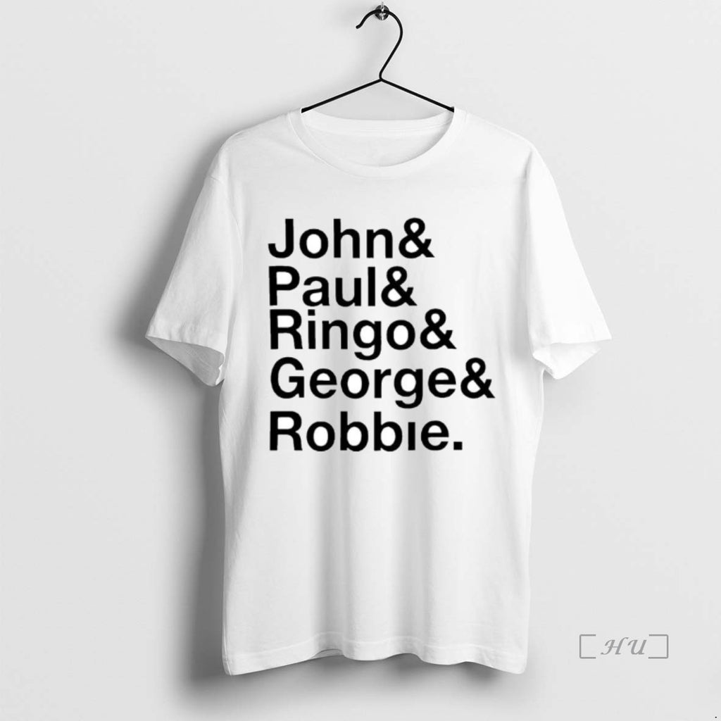 Officials Robbie Williams Wearing John Paul Ringo George Robbie Ornaments