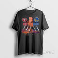 Officials San Francisco City Sports 49ers Saints Warriors Skyline Light 2025 Premium T Shirt Sweater