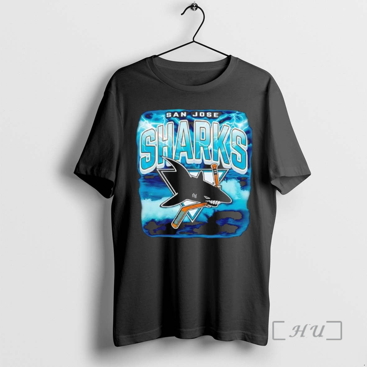 Officials San Jose Sharks Blue84 Heritage Stormy Sea Black