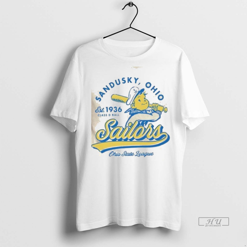 Officials Sandusky Sailors Ohio Vintage Defunct Baseball Teams Premium Tee Shirt Sweater