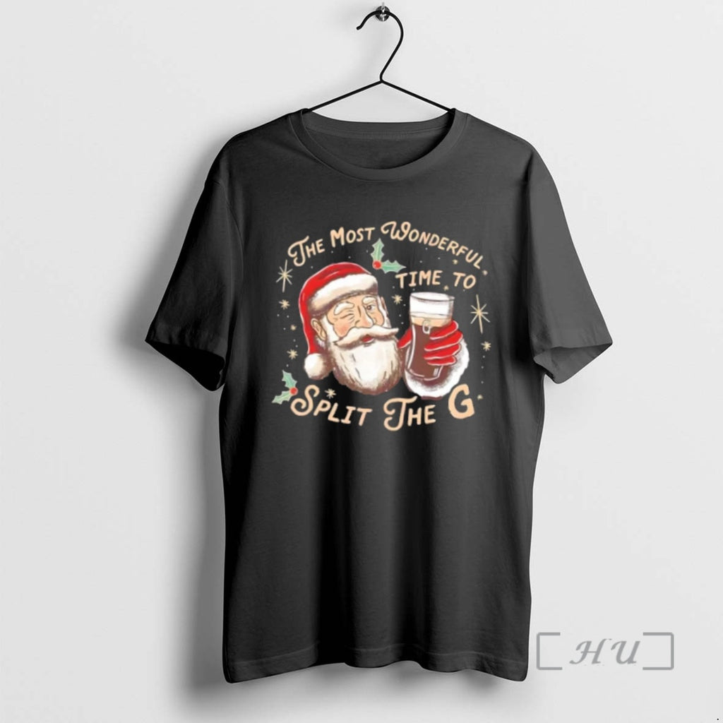 Officials Santa Christmas The Most Wonderful Time To Split The G Premium T Shirts Sweater