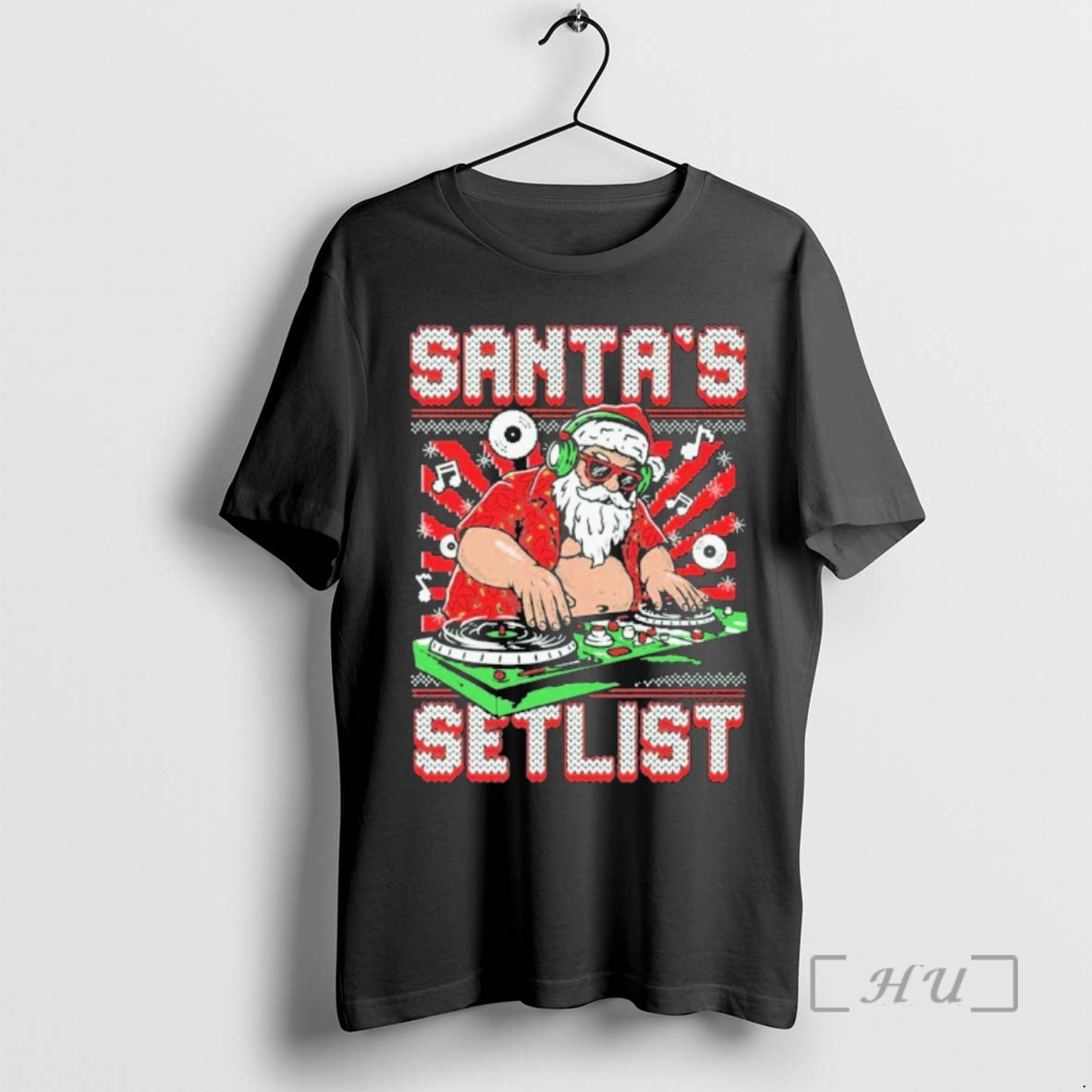 Officials Santa Claus Dj Cartoon Santas Setlist Merry Christmas