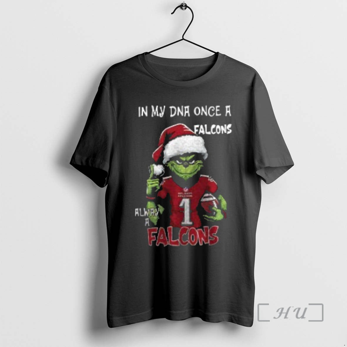 Officials Santa Grinch In My Dna Once A Falcons Alway A Atlanta Falcons Christmas Two