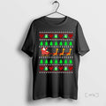 Officials Santa Riding Giraffe Ugly Christmas Premium T Shirt Sweater