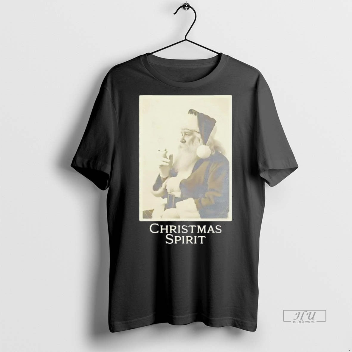 Officials Santa Smoking Cigs Christmas Spirit Premium Tee Shirt Sweater