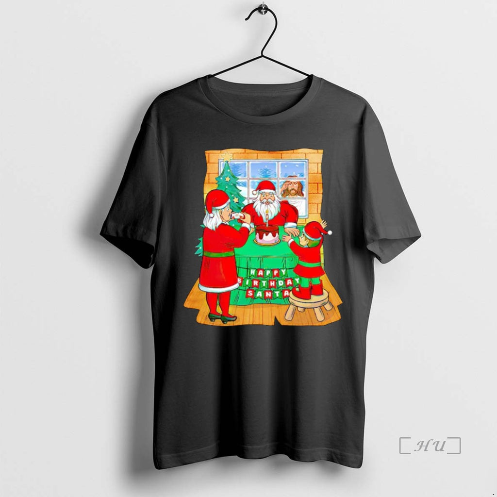 Officials Santas Family Have Dinner Jesus Out Of House Christmas Premium T Shirt Sweater