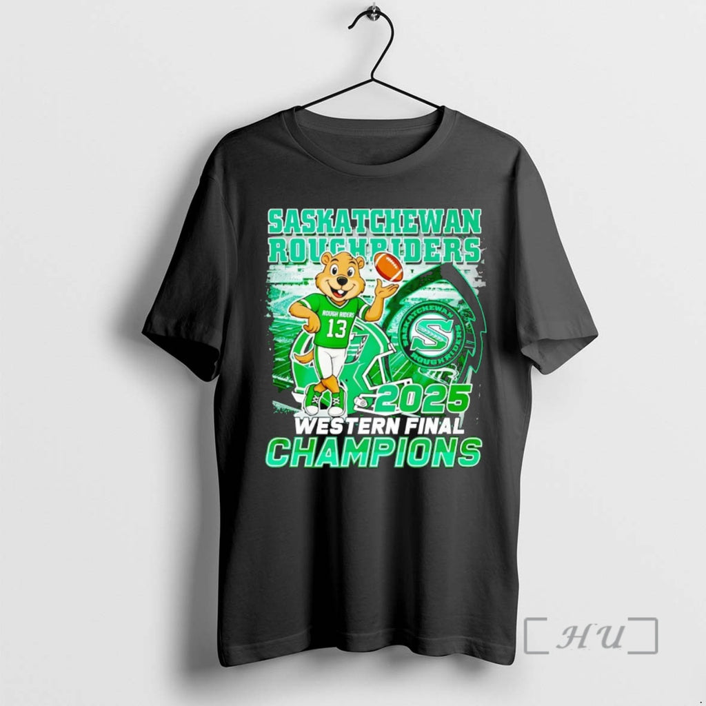 Officials Saskatchewan Roughriders 2025 Western Final Champions Mascot
