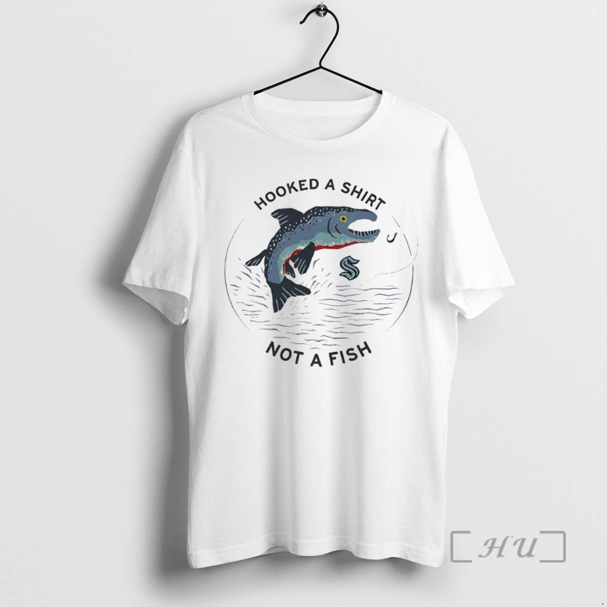 Officials Seattle Kraken Hooked A Not A Fish Premium T Shirt Sweater
