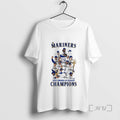 Officials Seattle Mariners 2025 American League Champions Caricature Tee Shirt Sweater