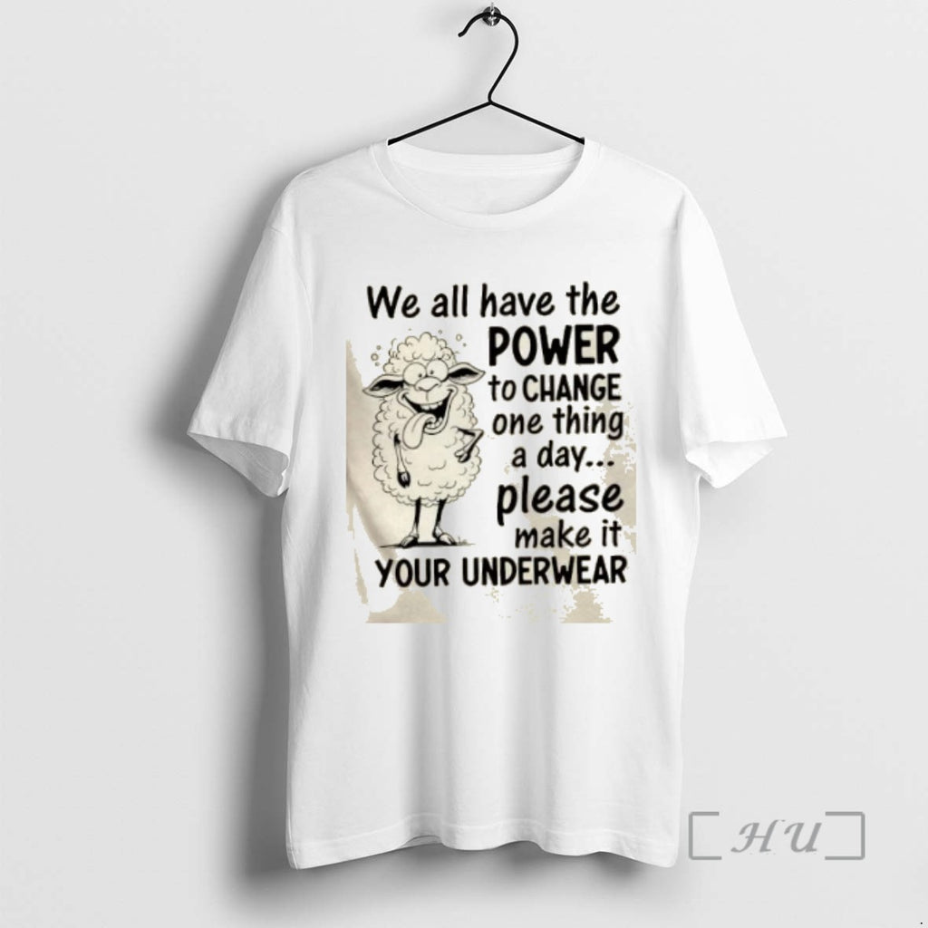 Officials Sheep We All Have The Power To Change One Thing A Day Please Make