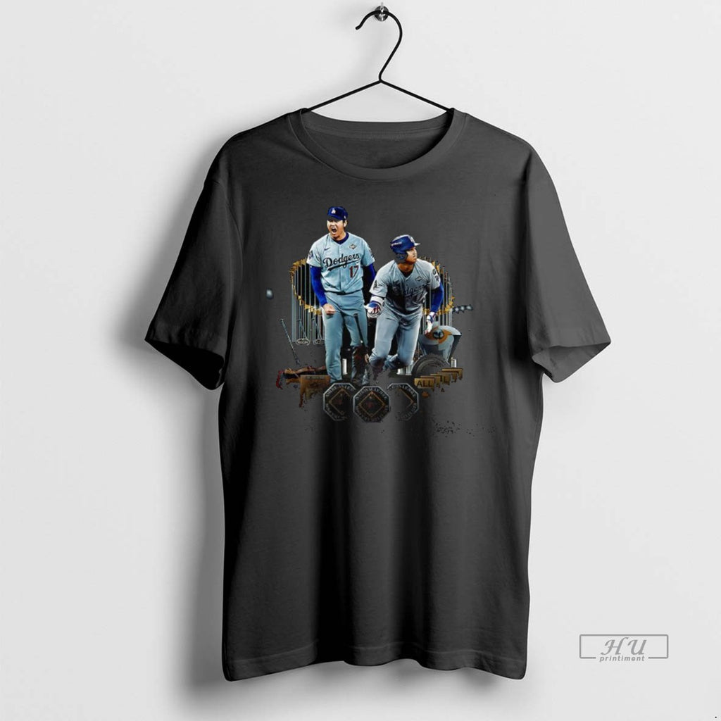 Officials Shohei Ohtani Los Angeles Dodgers World Series Champions Premium Tee Shirt Sweater
