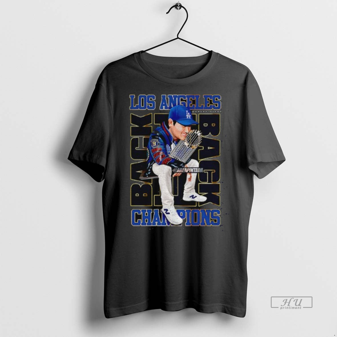 Officials Shohei Ohtani Hold Trophy Los Angeles Dodgers World Series Champions Back To Back 2025