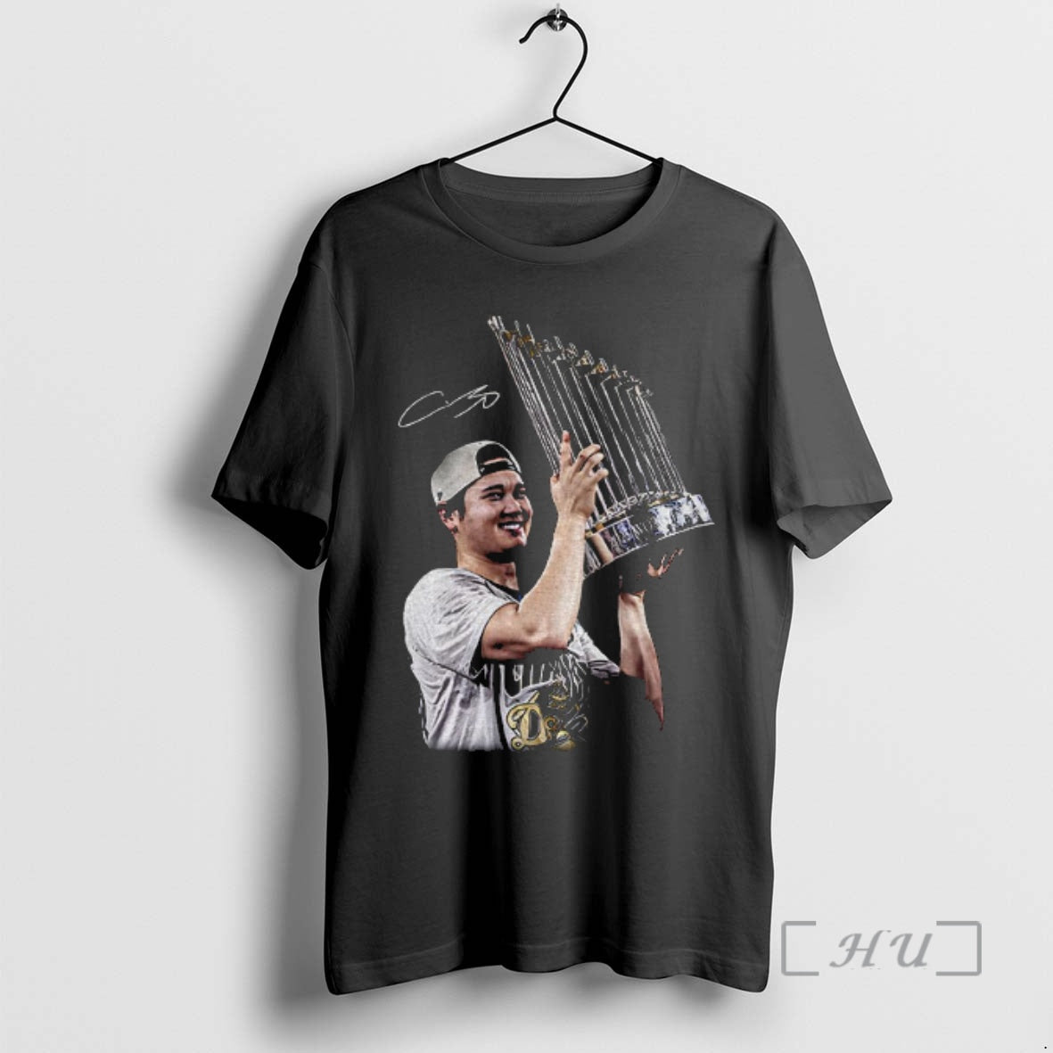 Officials Shohei Ohtani Holding Trophy Los Angeles Dodgers Mlb Baseball World Series 2025 Signature Premium
