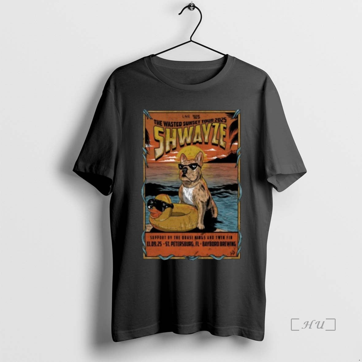 Officials Shwayze The Wasted Sunset Tour 11 9 2025 St Petersburg Fl Dog Premium