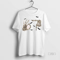 Officials Six Seven 6 7 Meme 67 Skeleton Hand Halloween Costume Graphic Tee Shirt Sweater
