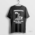 Officials Skeleton Hibernating Until Tee Time Returns Graphic Tee Shirt Sweater