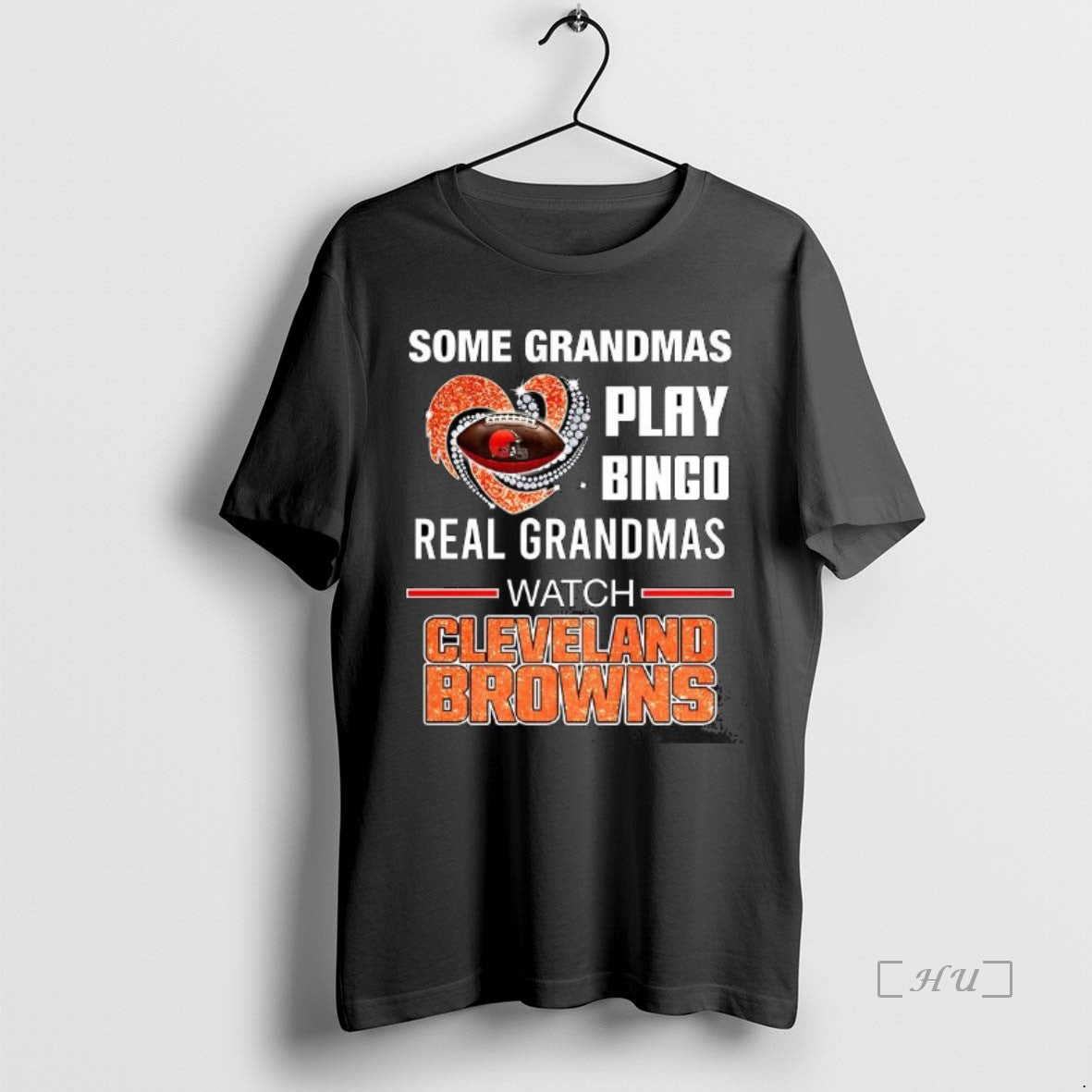 Officials Some Grandmas Play Bingo Real Grandmas Watch Cleveland Browns Match Football Lover Premium