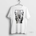 Officials Statue Of Liberty I Am Antifa Graphic Tee Shirt Sweater