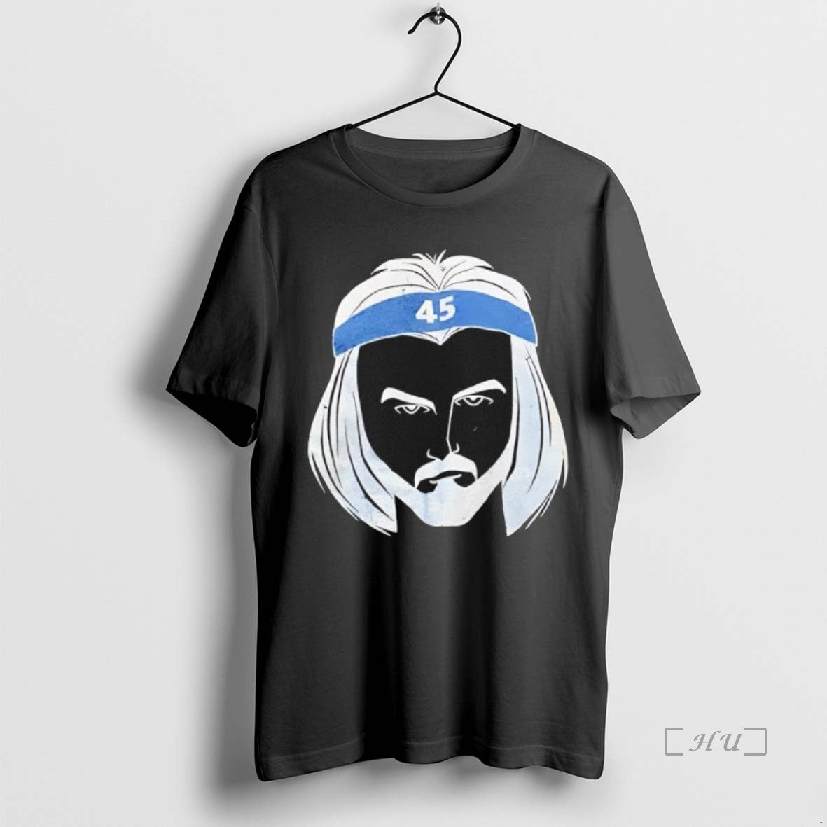 Officials Tar Heel Illustrated Brady Manek Stencil 45 Black