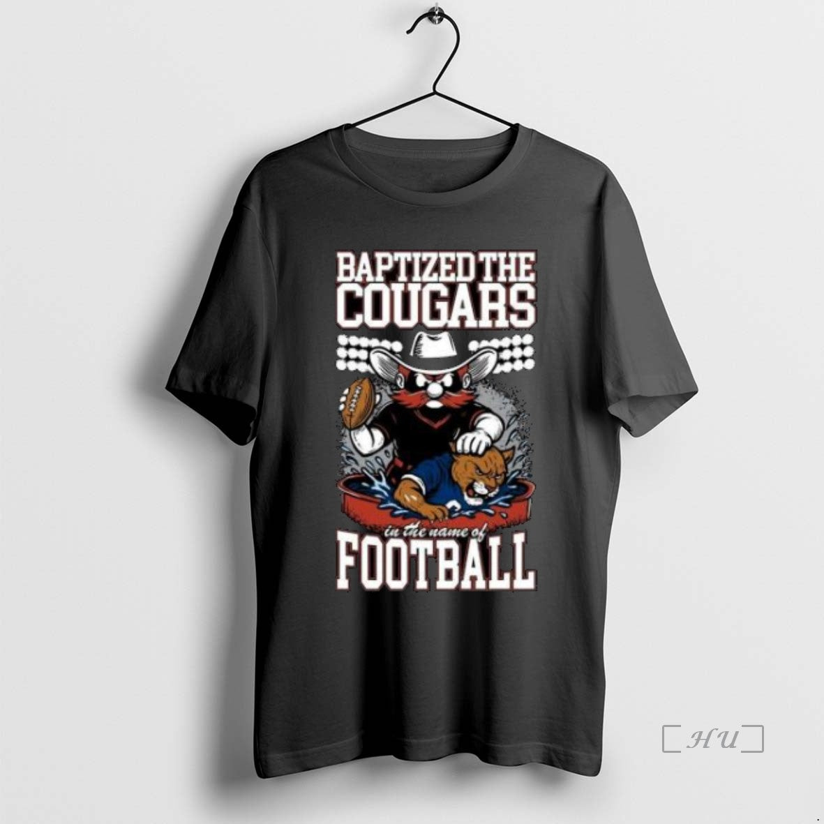 Officials Texas Tech Red Raiders Baptized The Byu Cougars In The Name Of Football Mascot
