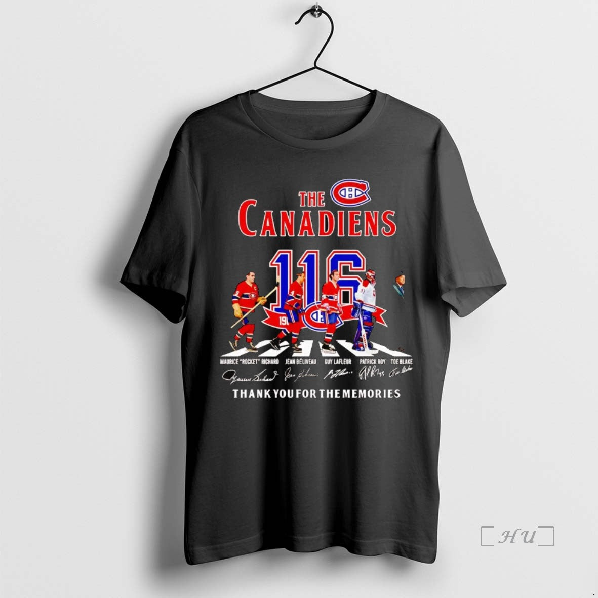 Officials The Montreal Canadiens 116th Anniversary Team Players Abbey Road Premium T Shirt Sweater