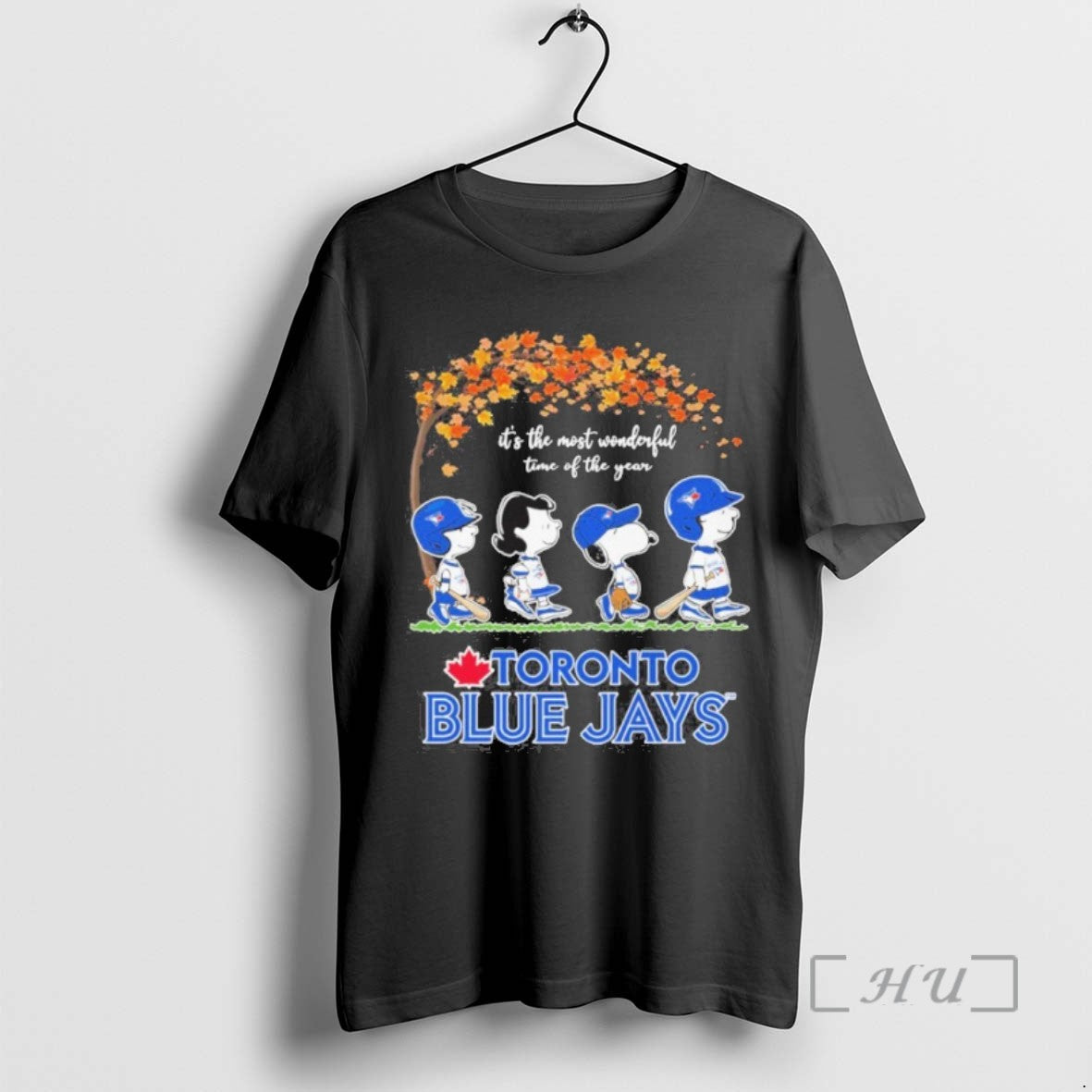 Officials The Peanuts Its The Most Wonderful Time Of The Year Toronto Blue Jays Tee