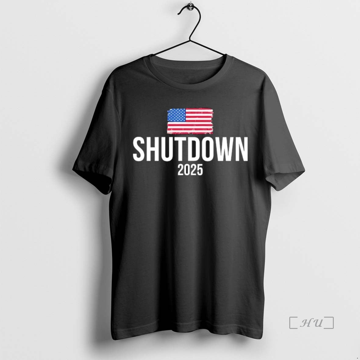 Officials The Shutdown 2025 Usa Flag