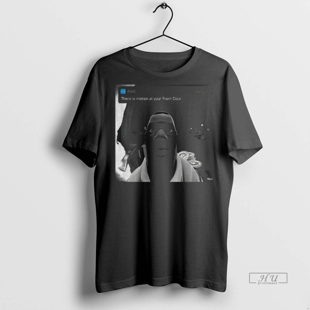 Officials There Is Motion At Your Front Door Cartoon Meme Premium Tee Shirt Sweater
