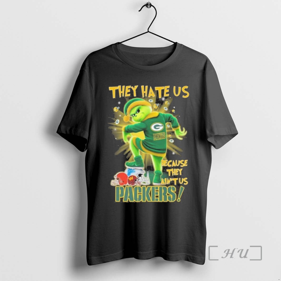 Officials They Hate Us Cause They Aint Us Grinch Green Bay Packers Stomp Nfc Teams