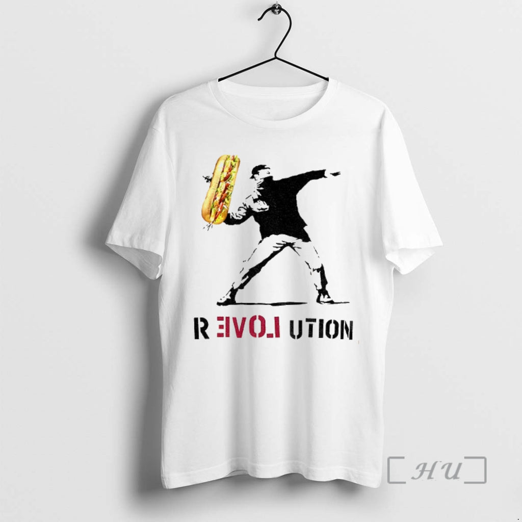 Officials Throwing Sandwich Revolution