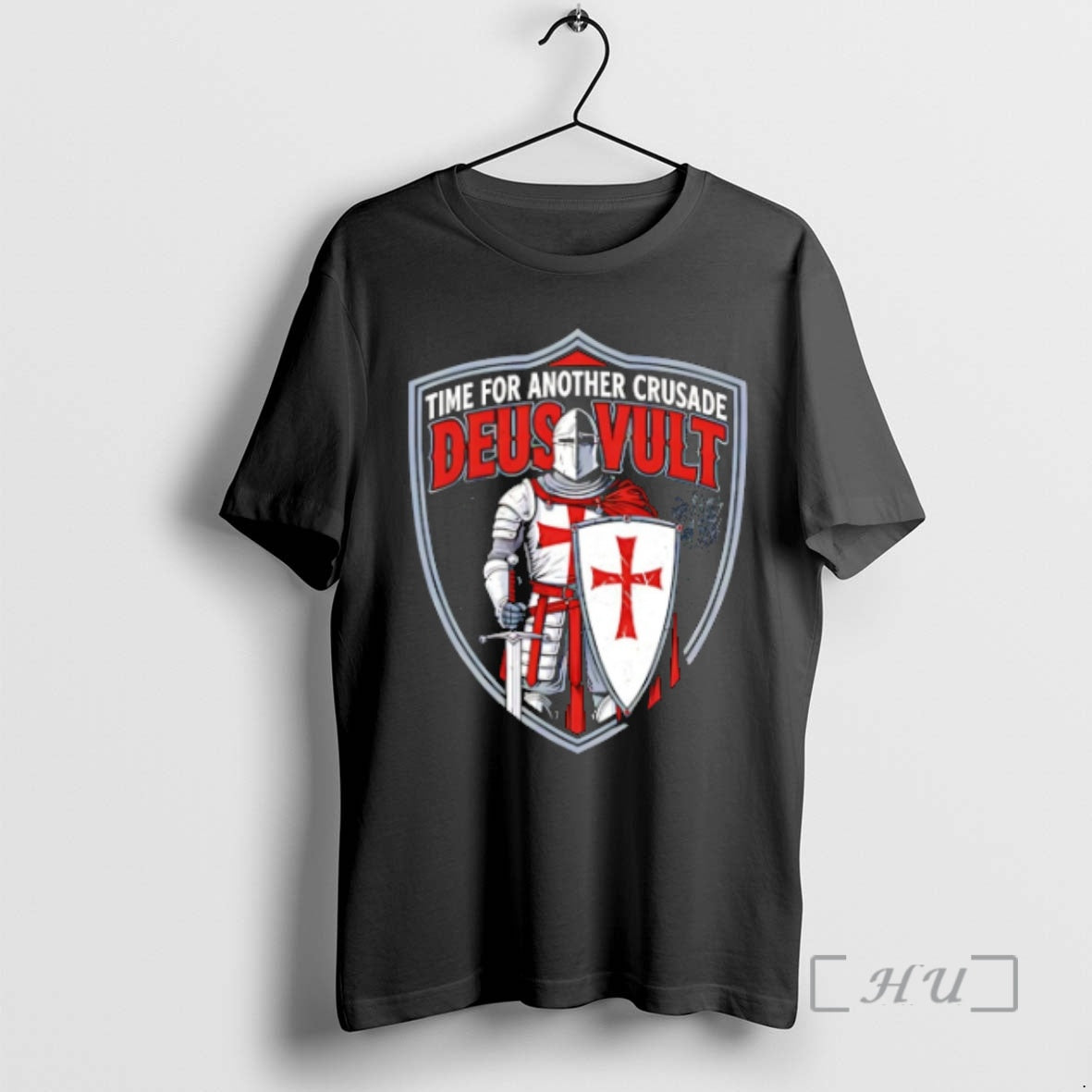 Officials Time For Another Crusade Deus Vult Deus Vult Crusader Knight Premium T Shirts Sweater