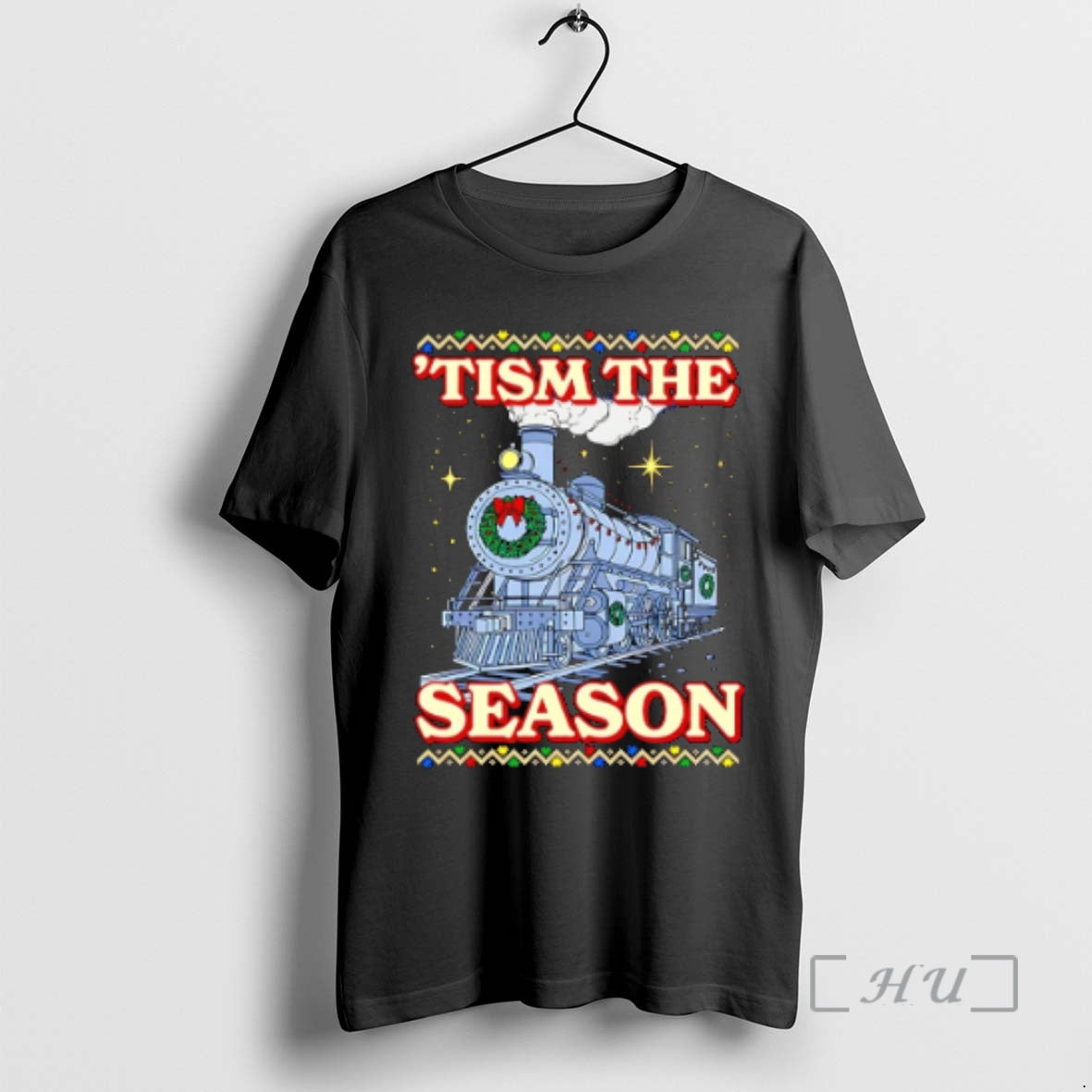 Officials Tism The Season Train Ugly Christmas