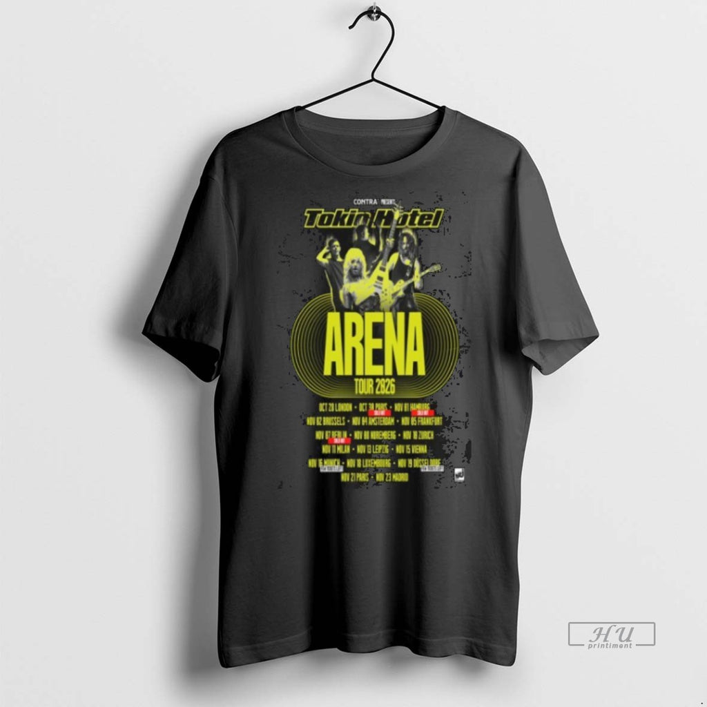 Officials Tokio Hotel Arena Tour 2026 Tee Shirt Sweater
