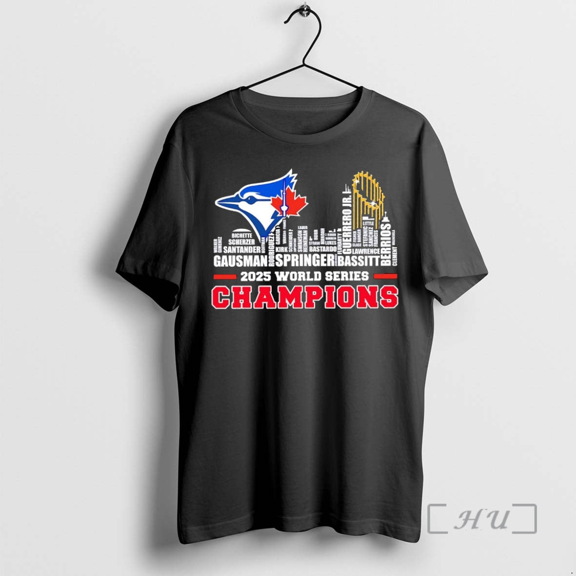 Officials Toronto Blue Jays 2025 World Series Champions Players Names Skyline Premium T Shirt Sweater