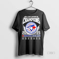 Officials Toronto Blue Jays Al East Division Champions 2025 7 Time Graphic Tee Shirt Sweater