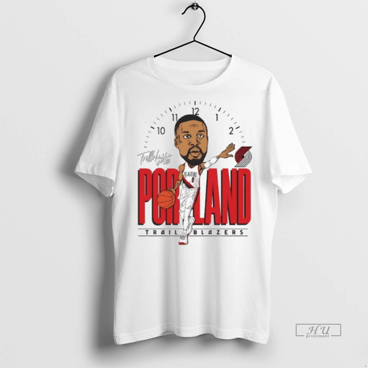 Officials Trail Blazers Blazers Portland Signature Premium Tee Shirt Sweater