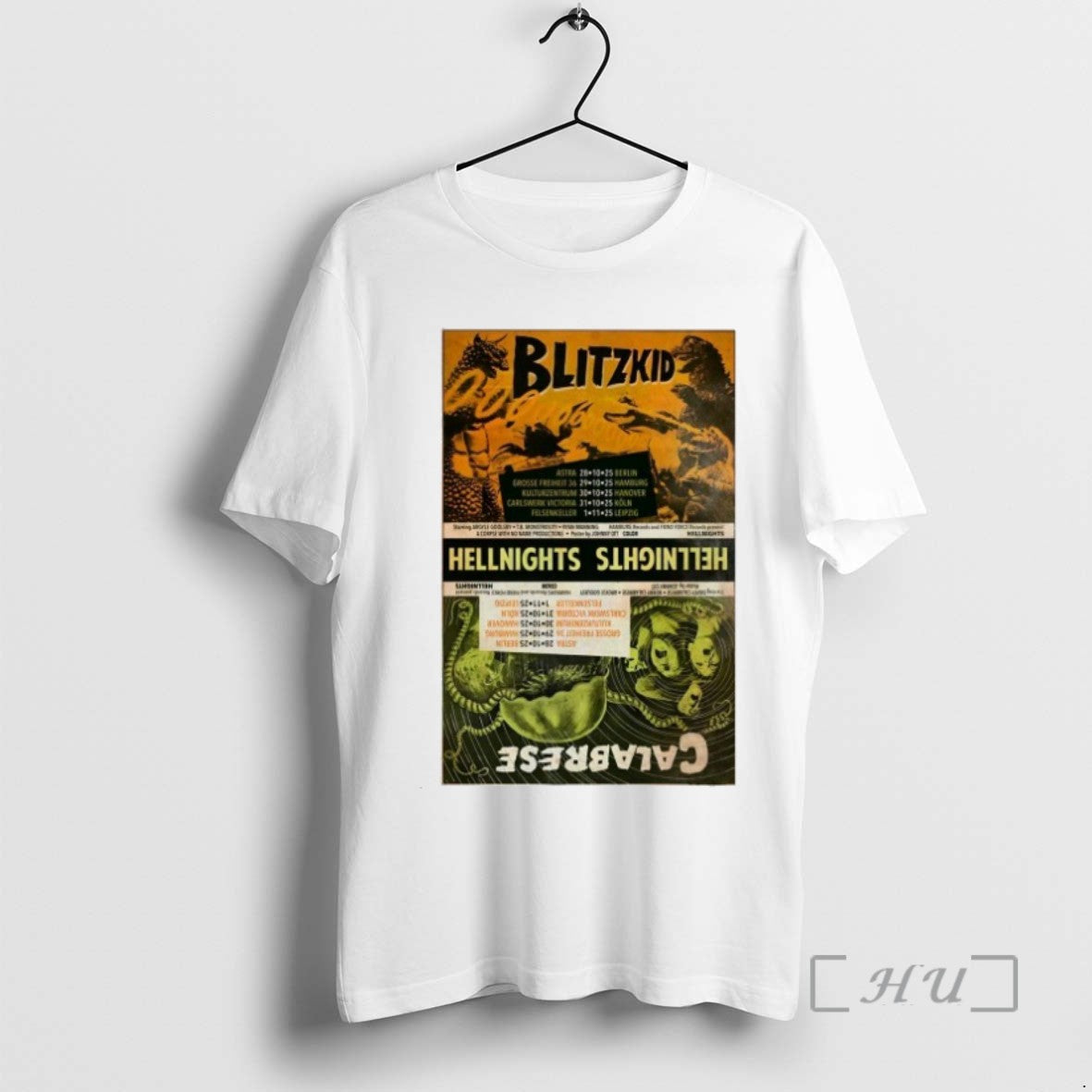 Officials Trending Blitzkid And Calabrese Hellnights Tour 2025 Tee Shirt Sweater