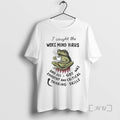 Officials Trending Frog Coffee I Caught The Woke Mind Virus Tee Shirt Sweater