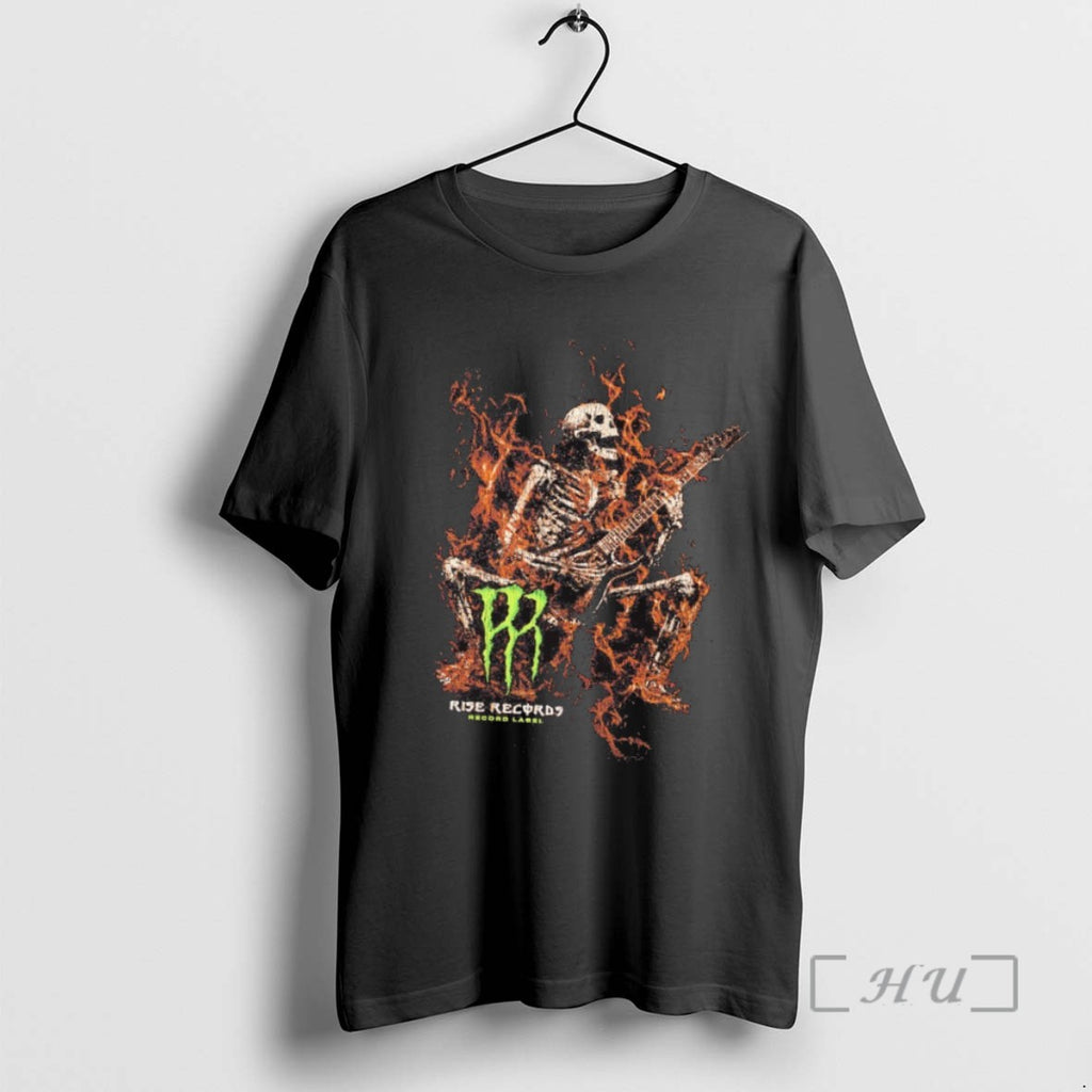 Officials Trending Monster Skeleton Rise Records 2025 Tee Shirt Sweater
