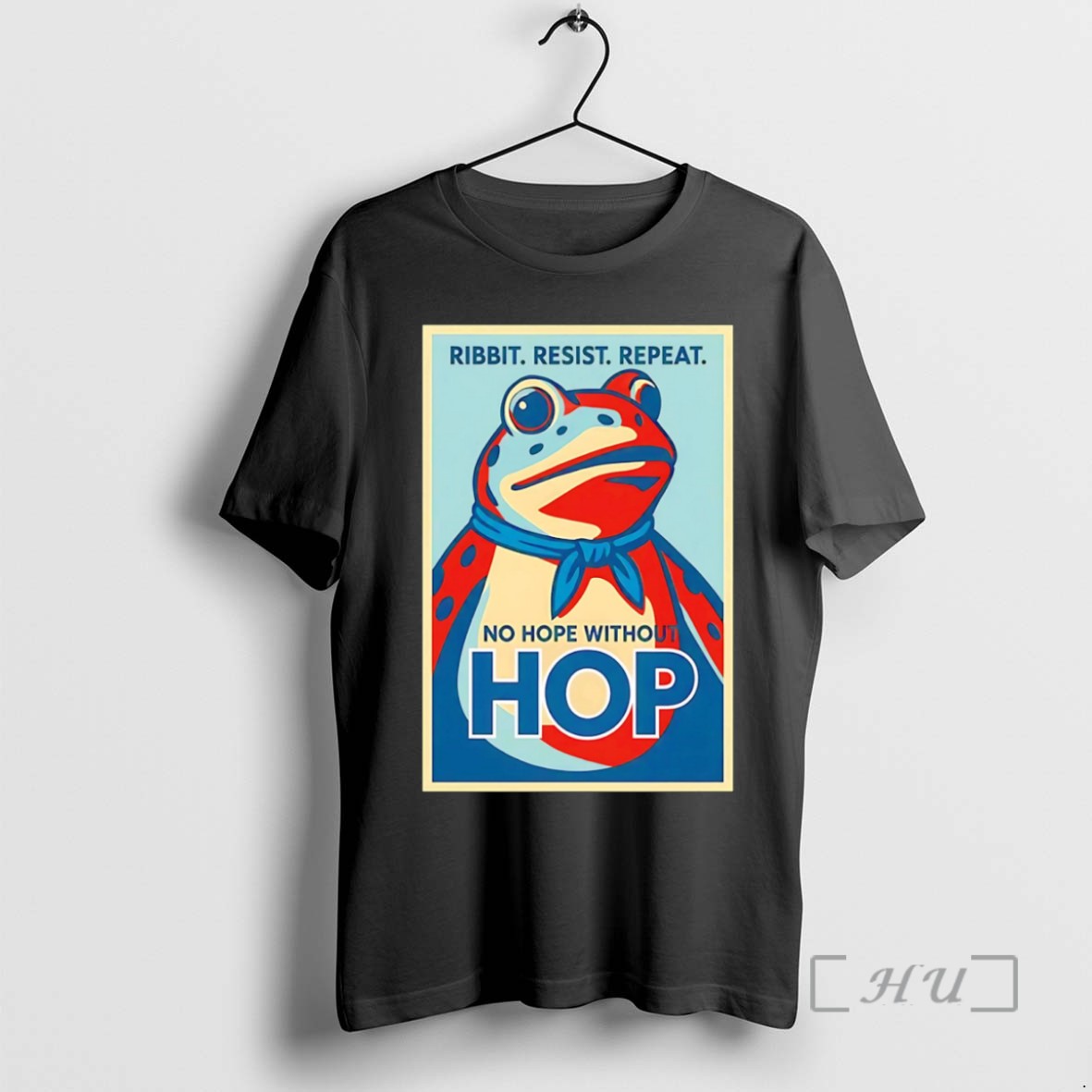 Officials Trending Ribbit Resist Repeat No Hope Without Hop Tee Shirt Sweater
