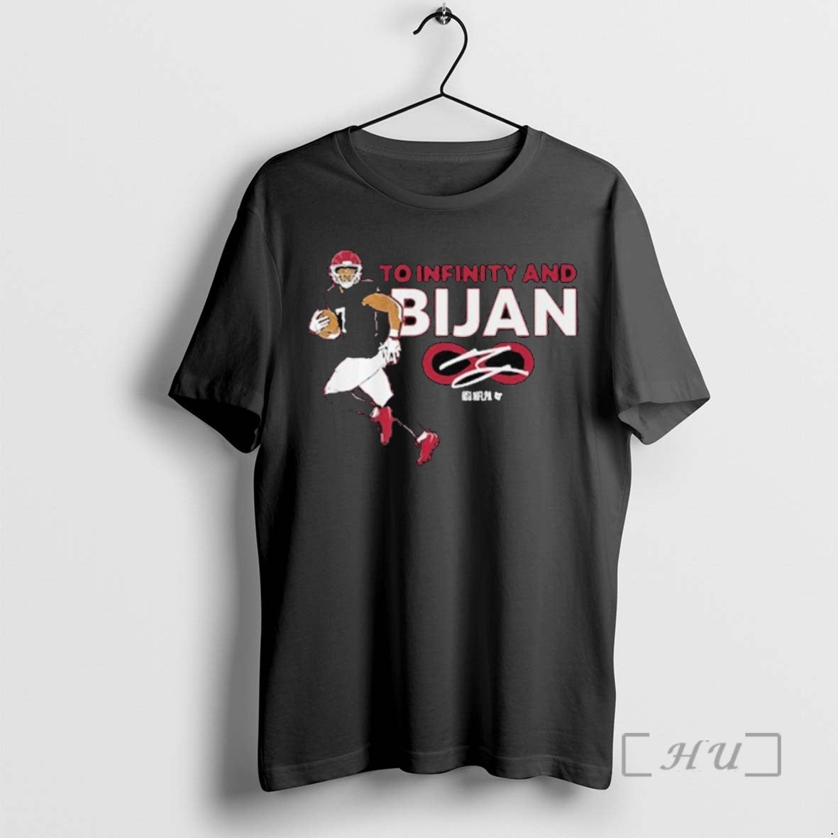 Officials Trending Bijan Robinson To Infinity And Bijan Tee Shirt Sweater