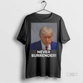 Officials Trump Never Surrender Mugshot South Korea Trump Premium Tee Shirt Sweater