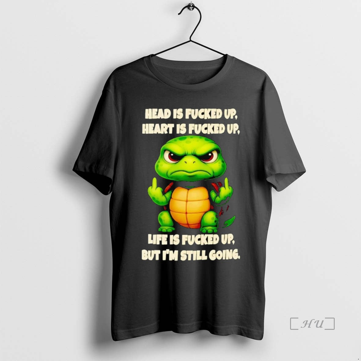 Officials Turtle Head Is Fucked Up Heart Is Fucked Up Premium T Shirt Sweater