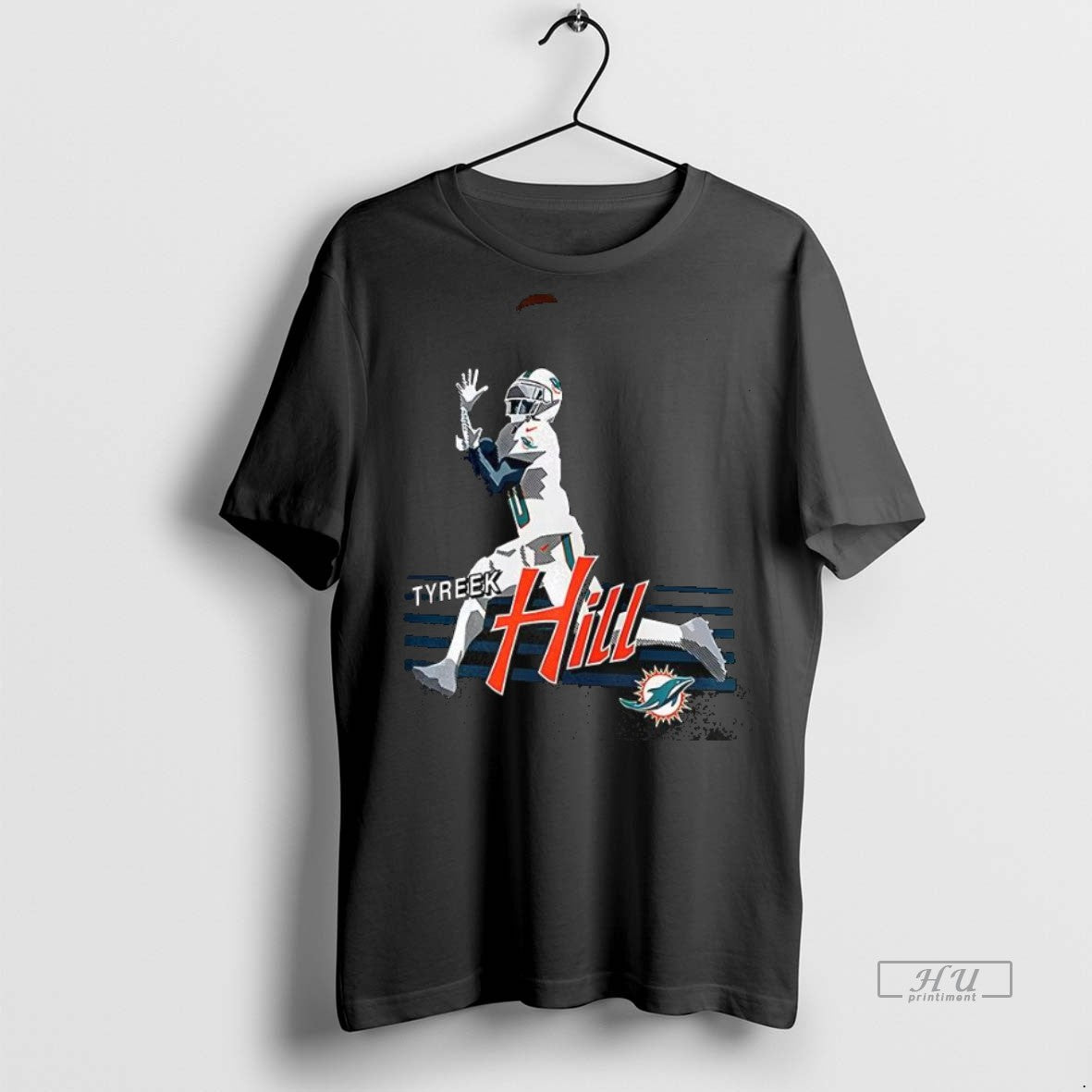 Officials Tyreek Hill Miami Dolphins Football Receiving The Ball Premium Tee Shirt Sweater