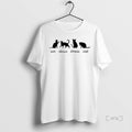 Officials Un Deux Trois Cat Art T Shirt Sweater