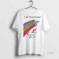 Officials Unicorn I Love Chemtrails Rainbow Graphic Tee Shirt Sweater