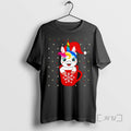 Officials Unicorn In Red Snowflake Christmas