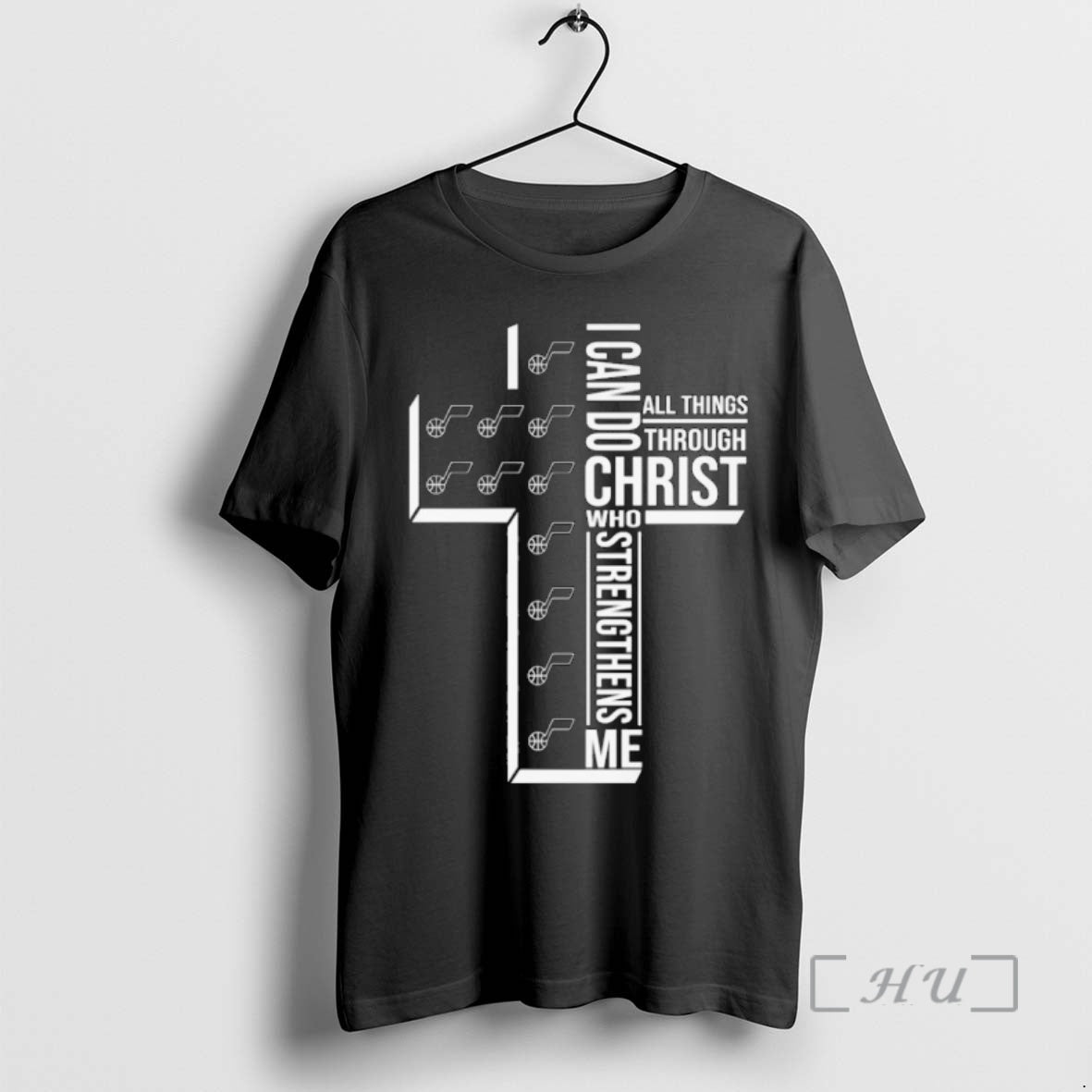 Officials Utah Jazz I Can Do All Things Through Christ Who Strengthen Me Premium