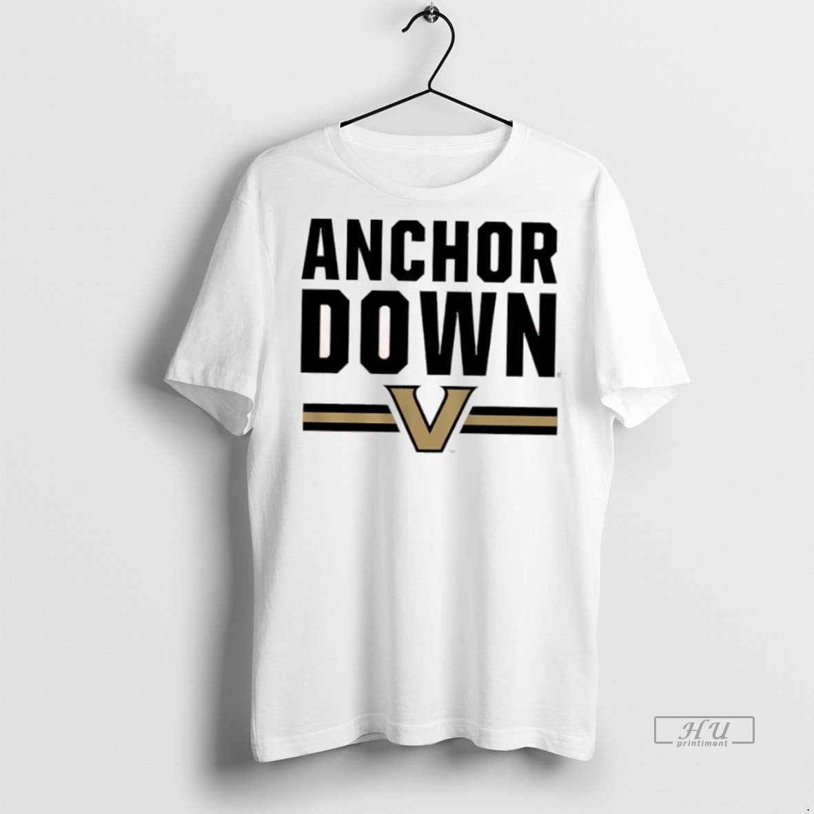 Officials Vanderbilt Commodores Anchor Down Logo Tee Shirt Sweater